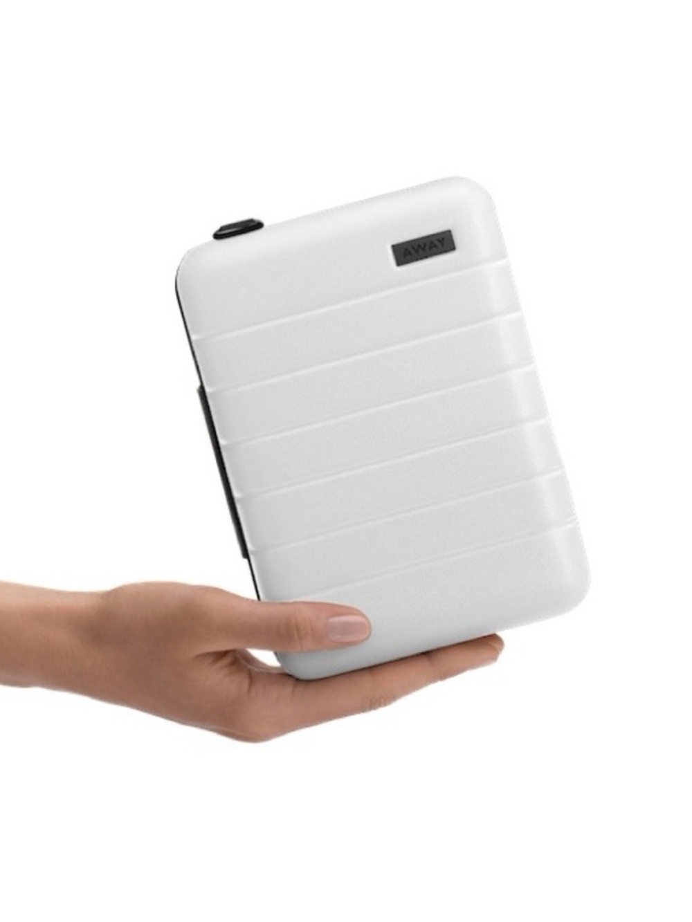 AWAY The Mini Luggage in White Cosmetic or Accessories Case